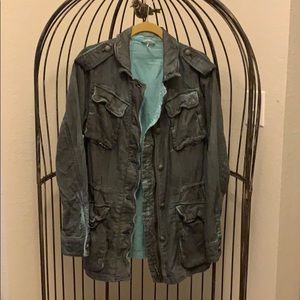 Free People Grey Coat Sz S